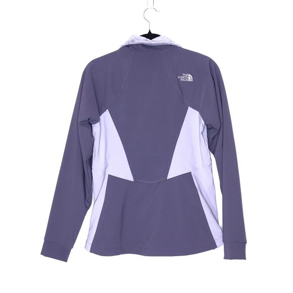 THE NORTH FACE Ruby Raschel Fleece Jacket Gray Full Zip High Neck Women's S - Picture 2 of 9